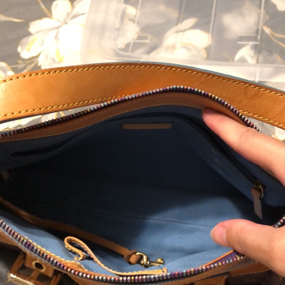 Dooney and Bourke purple monogram multi colored handbag - Picture 8 of 11